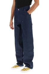 WORKWEAR JEANS WITH LOGO PATCH